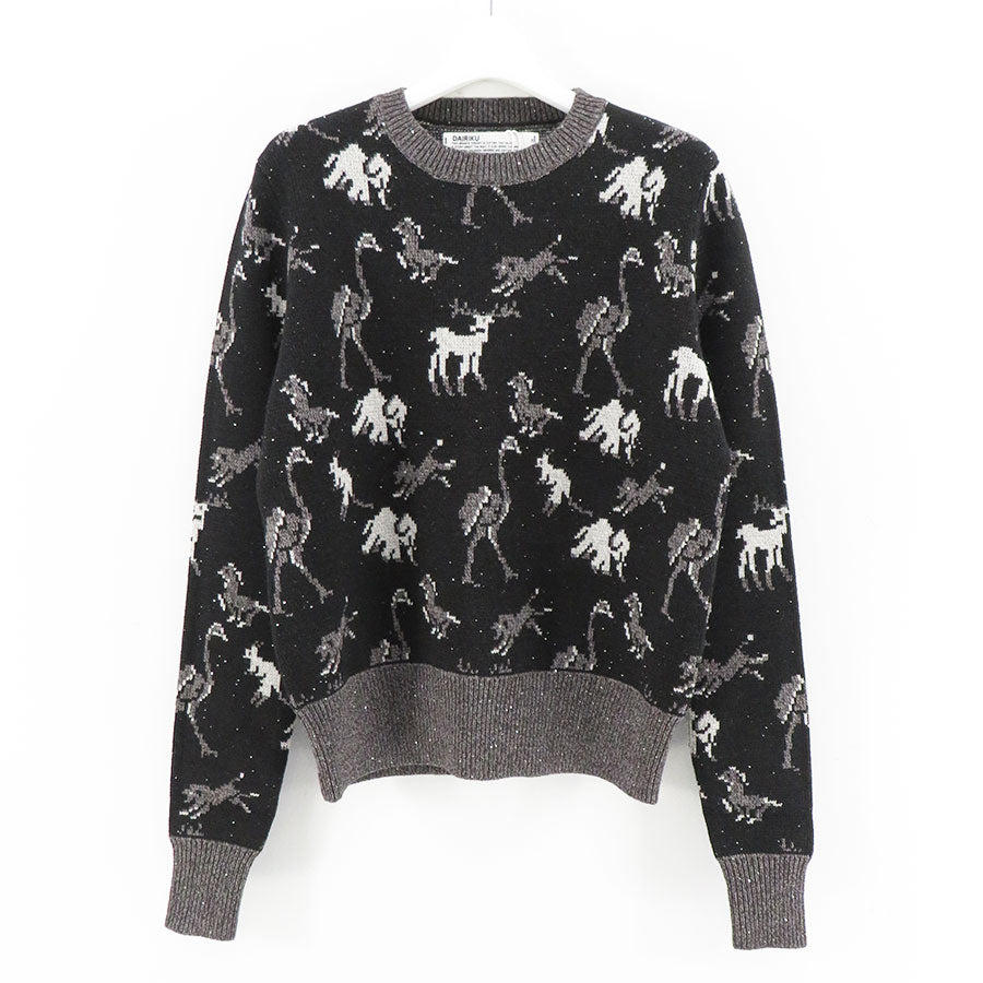 【DAIRIKU/ダイリク】<br>"ZOO" Tite Pullover Knit <br>24AWK-7