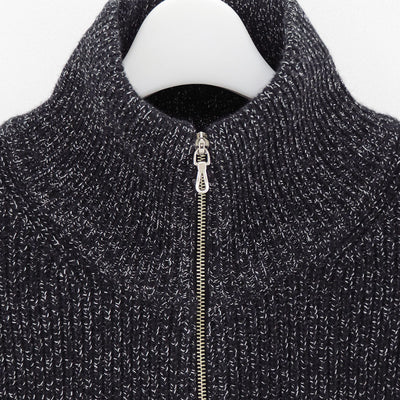 【ULTERIOR/アルテリア】<br>W/C MEALANGE RIB DRIVERS KNIT <br>UKW28-KC221