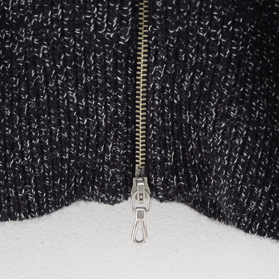 【ULTERIOR/アルテリア】<br>W/C MEALANGE RIB DRIVERS KNIT <br>UKW28-KC221