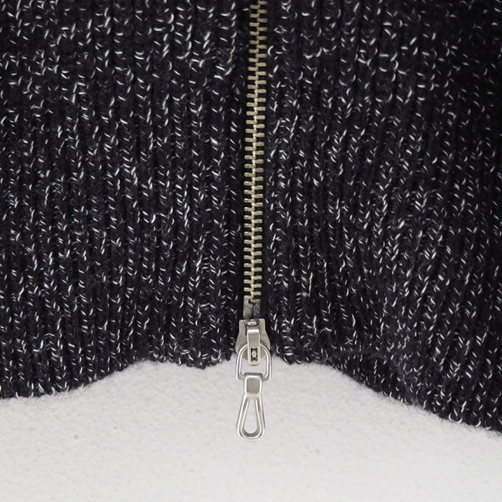 断捨離中オーダーウィッグ ULTERIOR/アルテリア】W/C MEALANGE RIB DRIVERS KNIT UKW28-KC221の