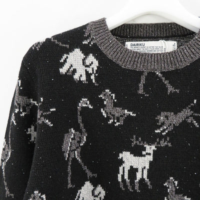 SALE 50%OFF ! <br/>【DAIRIKU/ダイリク】<br>"ZOO" Tite Pullover Knit <br>24AWK-7