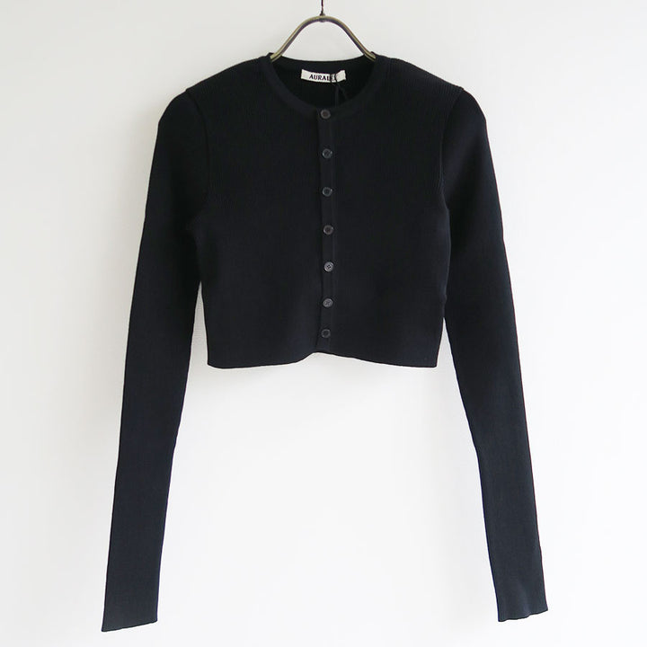 AURALEE/オーラリー WOOL HIGH GAUGE RIB KNIT AURALEE/SUPER FINE WOOL HIGH GAUGE RIB KNIT TURTLE – THREE