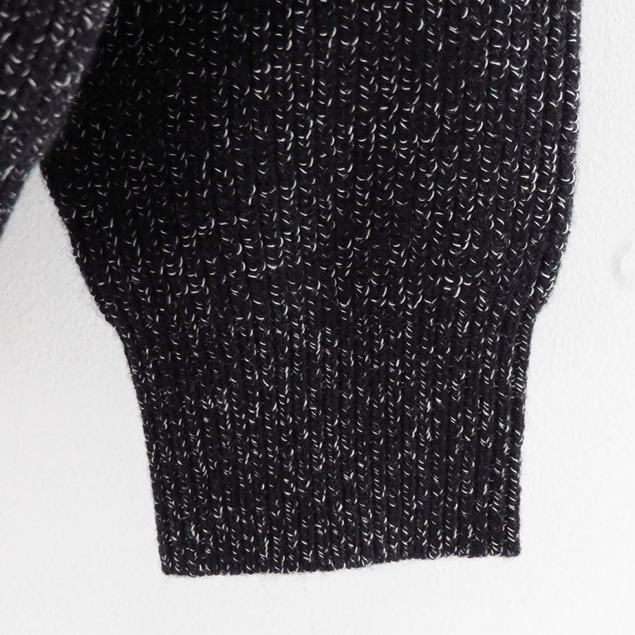 【ULTERIOR/アルテリア】<br>W/C MEALANGE RIB DRIVERS KNIT <br>UKW28-KC221