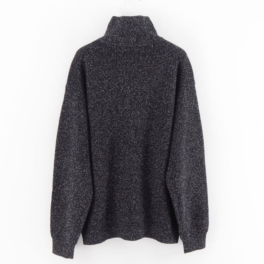 【ULTERIOR/アルテリア】<br>W/C MEALANGE RIB DRIVERS KNIT <br>UKW28-KC221