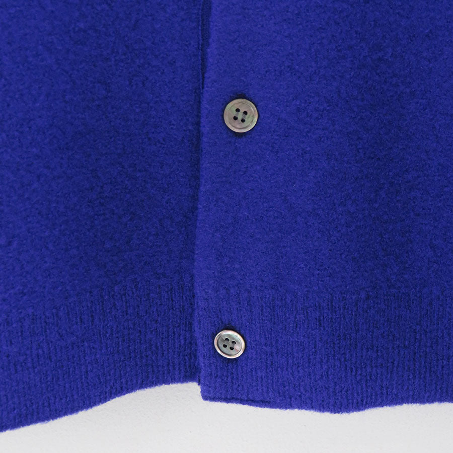 ULTERIOR/アルテリア】SUPER MILLED FINE WOOL SH-CARDIGAN UKW30