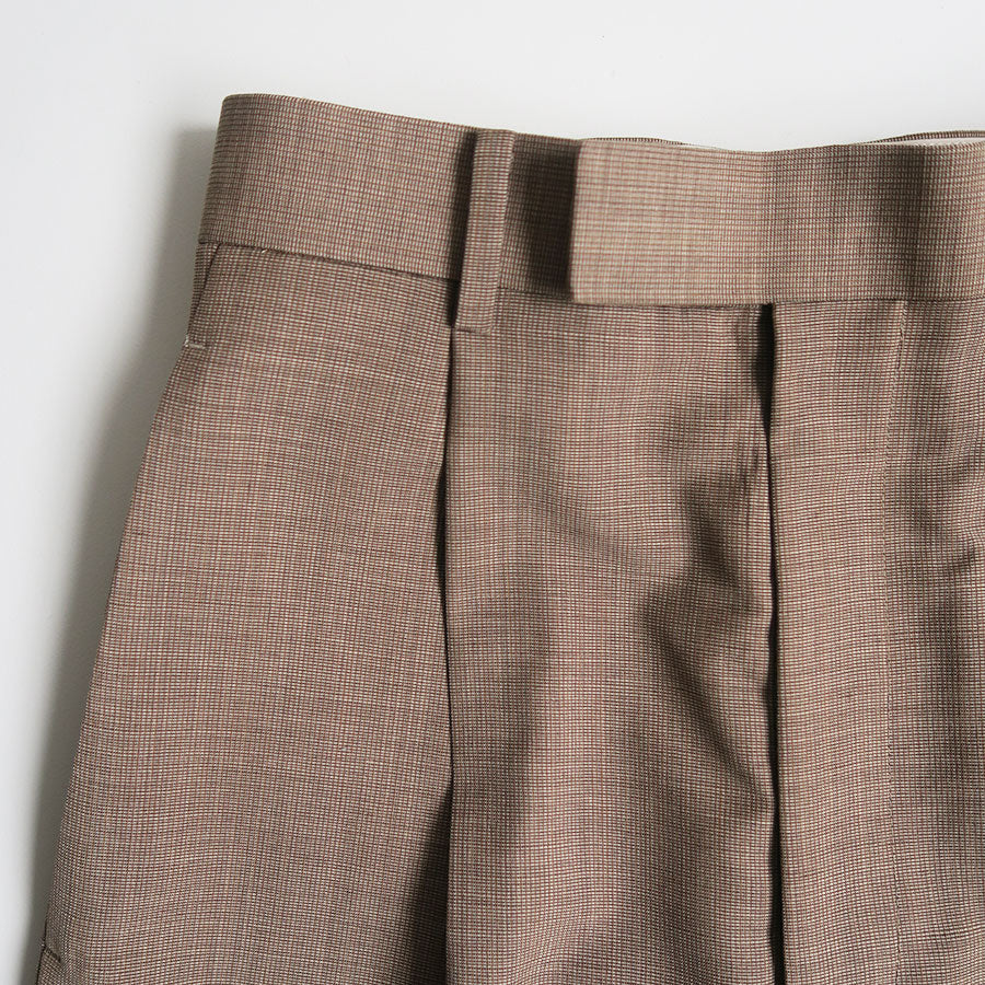 AURALEE/オーラリー】TROPICAL WOOL KID MOHAIR ONE-TUCK SLACKS AURALEE/オーラリー】TROPICAL WOOL KID MOHAIR ONE-TUCK SLACKS
