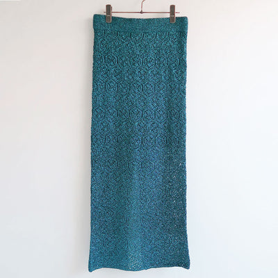 【KANAKO SAKAI/カナコサカイ】<br>KAMON KNITTED SKIRT <br>KS2302085