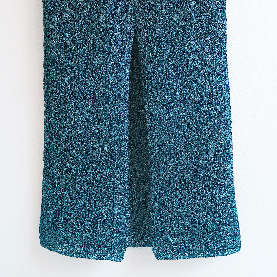 【KANAKO SAKAI/カナコサカイ】<br>KAMON KNITTED SKIRT <br>KS2302085