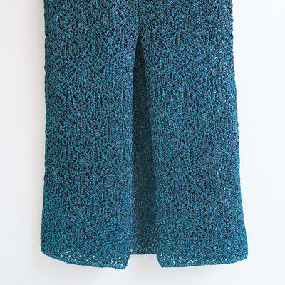 【KANAKO SAKAI/カナコサカイ】<br>KAMON KNITTED SKIRT <br>KS2302085