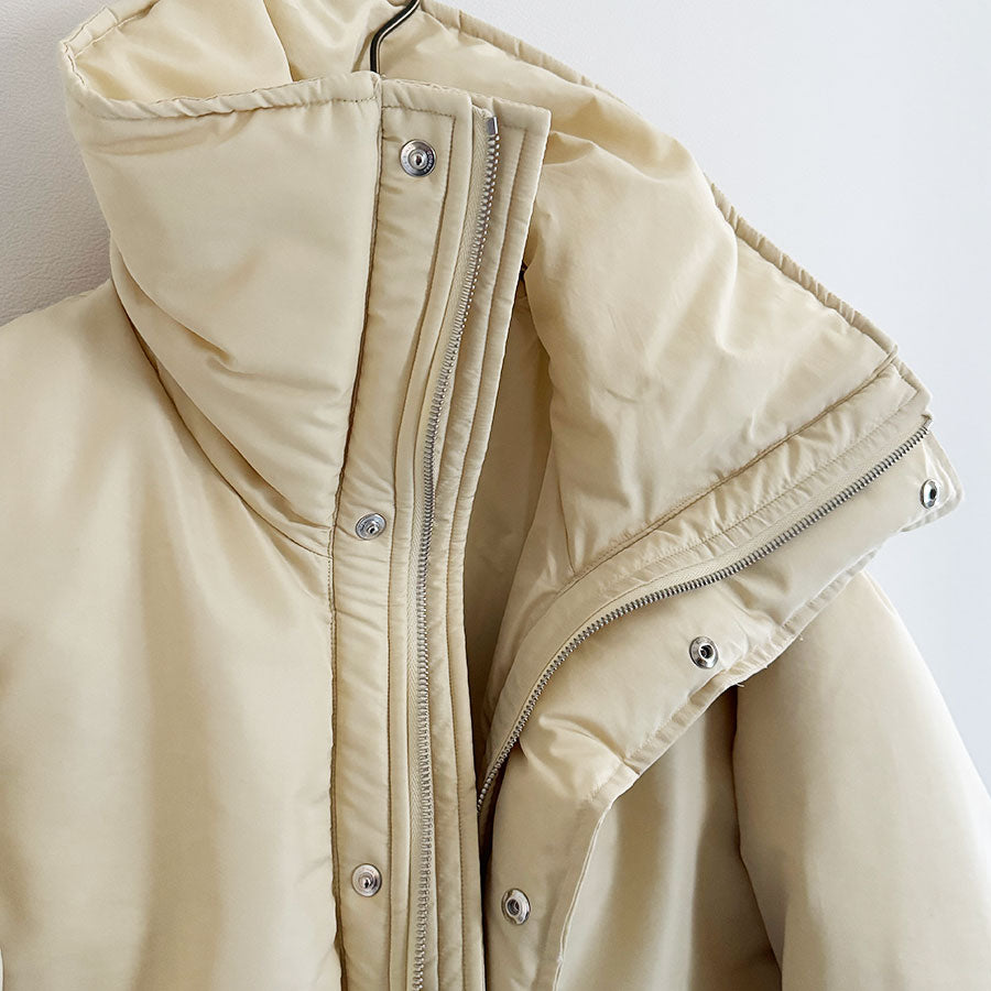 【AURALEE/オーラリー】<br>FINX POLYESTER CHAMBRAY DOWN COAT <br>A23AC04FP