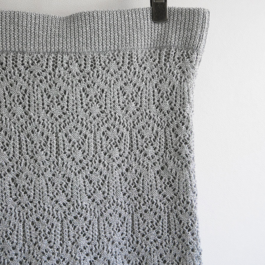【KANAKO SAKAI/カナコサカイ】<br>KAMON KNITTED SKIRT <br>KS2302085