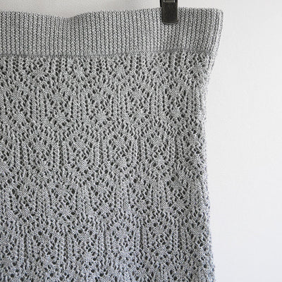【KANAKO SAKAI/カナコサカイ】<br>KAMON KNITTED SKIRT <br>KS2302085