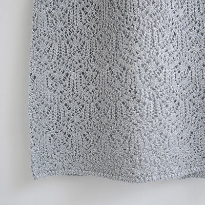 【KANAKO SAKAI/カナコサカイ】<br>KAMON KNITTED SKIRT <br>KS2302085