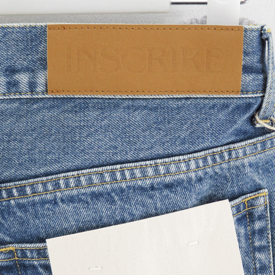 【INSCRIRE/アンスクリア】<br>Hybride Sweat Denim Pants <br>ID-PT50