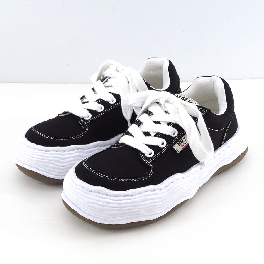 【Maison MIHARA YASUHIRO】<br>"OLIVER" OG Sole Canvas Low-top Sneaker (BLACK) <br>A15FW704