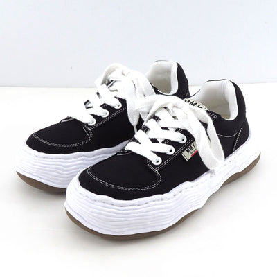 【Maison MIHARA YASUHIRO】<br>"OLIVER" OG Sole Canvas Low-top Sneaker (BLACK) <br>A15FW704