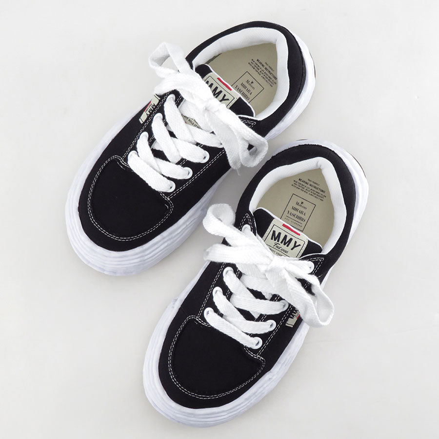 【Maison MIHARA YASUHIRO】<br>"OLIVER" OG Sole Canvas Low-top Sneaker (BLACK) <br>A15FW704