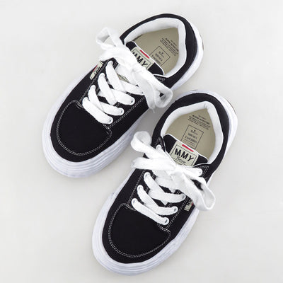 【Maison MIHARA YASUHIRO】<br>"OLIVER" OG Sole Canvas Low-top Sneaker (BLACK) <br>A15FW704