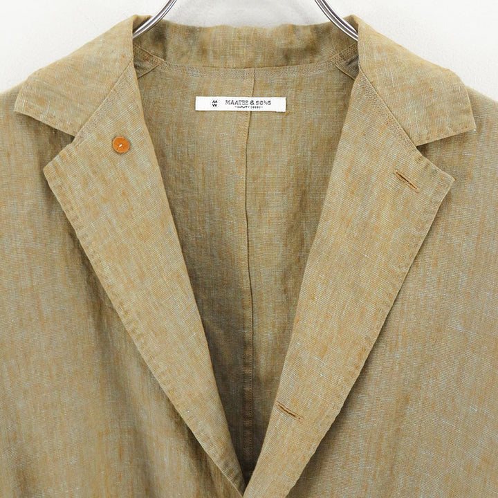 MAATEE&SONS/マーティーアンドサンズ】折って折ってJACKET LINENSILK