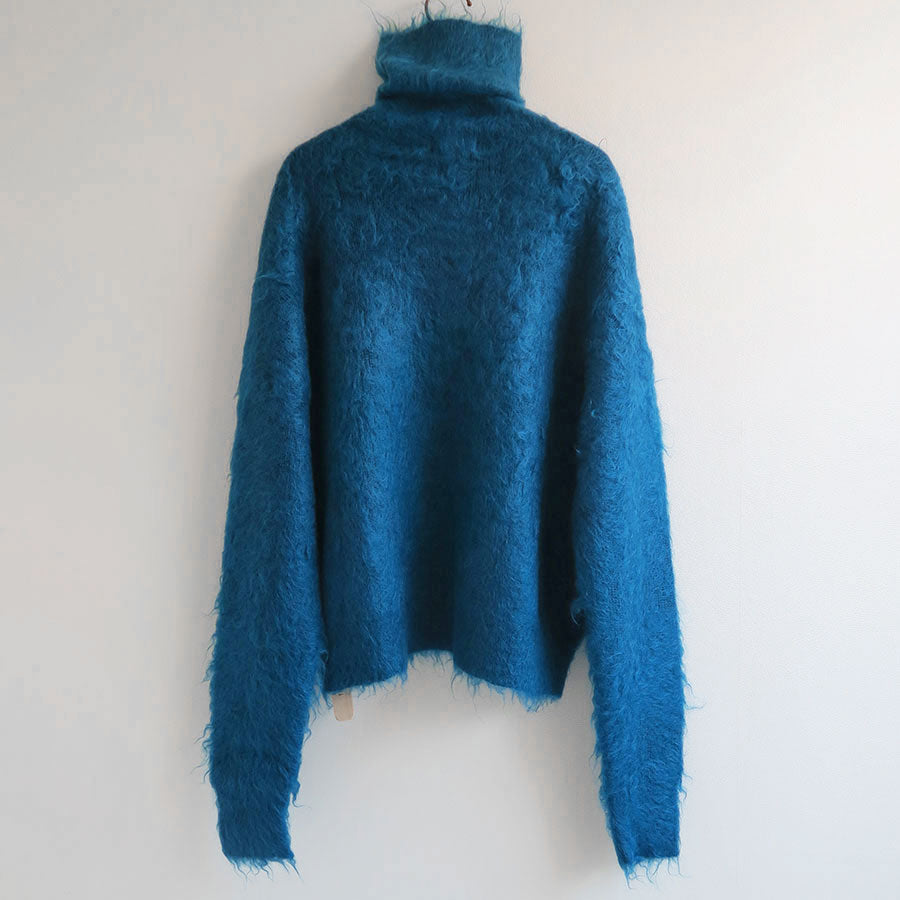 【ERIKOKATORI/エリコカトリ】<br>kid mohair turtle neck knit <br>EK7-6-1
