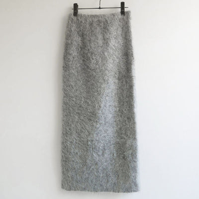 【ERIKOKATORI/エリコカトリ】<br>kid mohair knit skirt <br>EK7-6-2