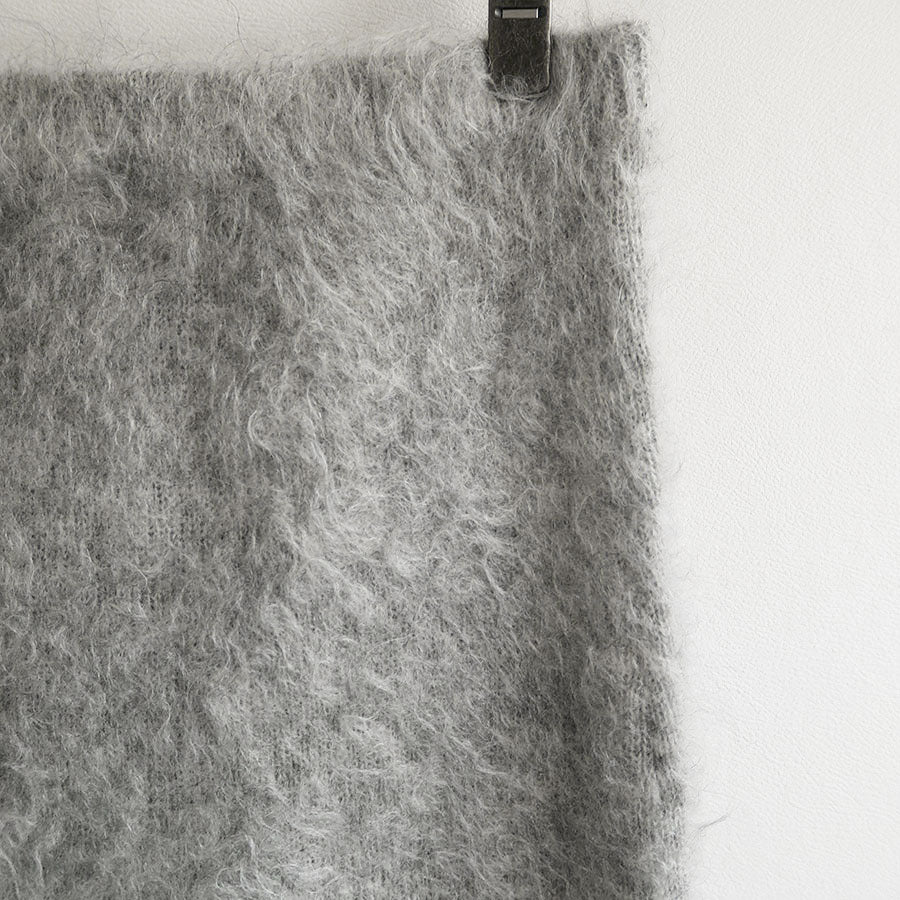 【ERIKOKATORI/エリコカトリ】<br>kid mohair knit skirt <br>EK7-6-2