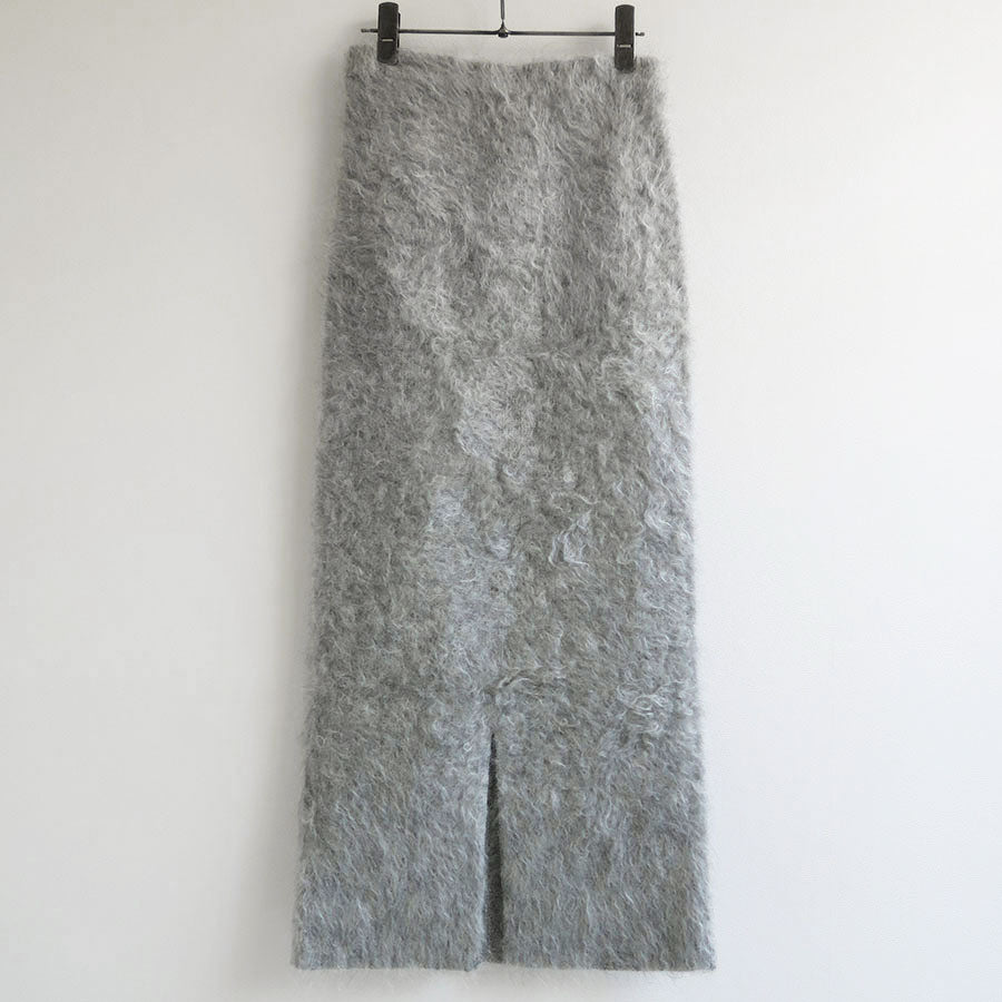 【ERIKOKATORI/エリコカトリ】<br>kid mohair knit skirt <br>EK7-6-2