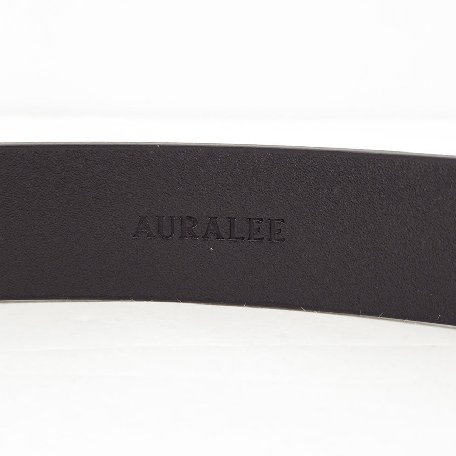 【AURALEE/オーラリー】<br>SQUARE BUCKLE BELT <br>A25SB05RP-M