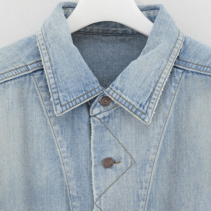 MAATEE&SONS/マーティーアンドサンズ】DENIM SHIRTS COVERALL