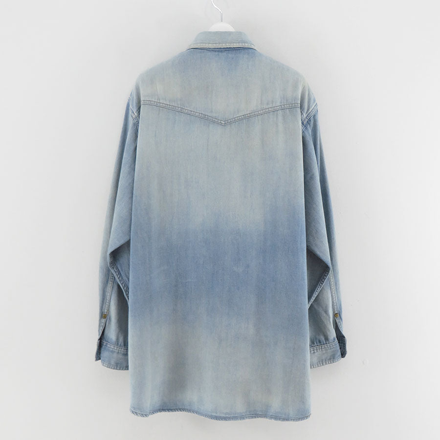【MAATEE&SONS/マーティーアンドサンズ】<br>DENIM SHIRTS COVERALL <br>MT5303-0913