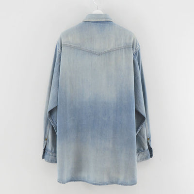 【MAATEE&SONS/マーティーアンドサンズ】<br>DENIM SHIRTS COVERALL <br>MT5303-0913