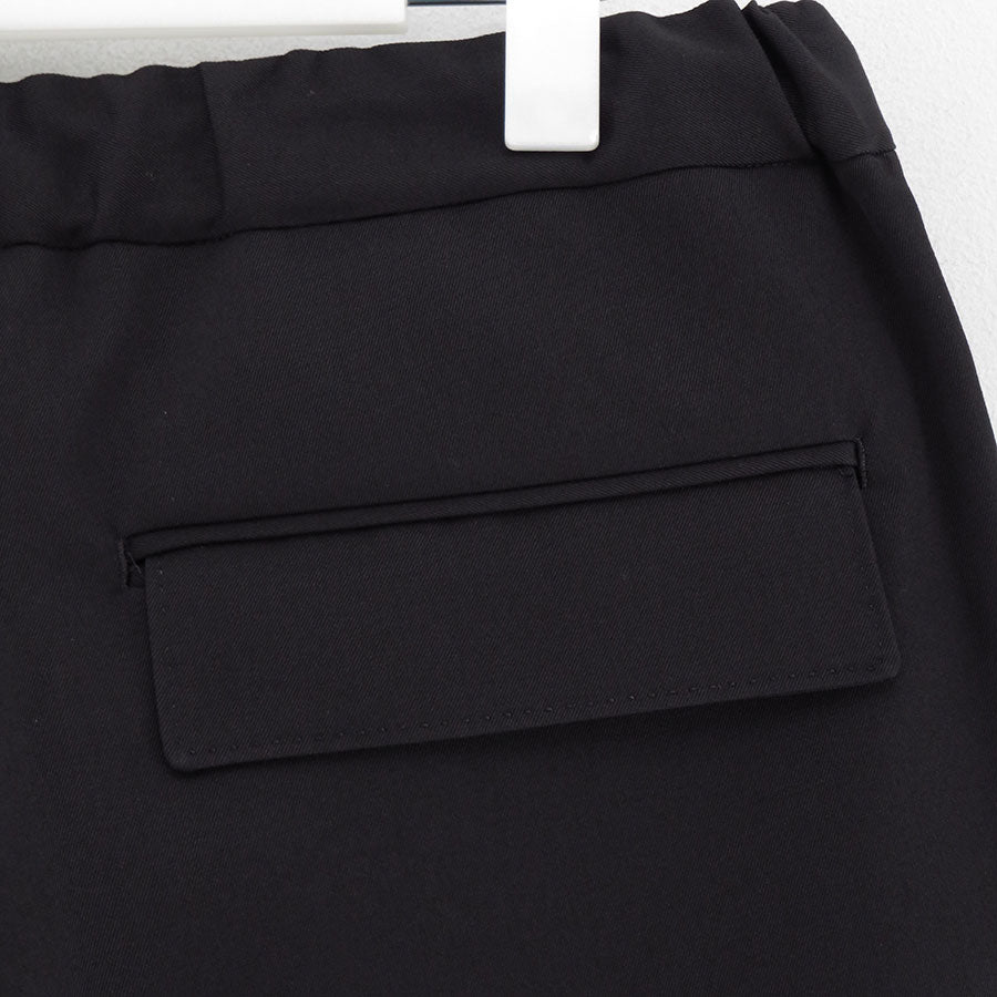 25SS RERACS THE SLACKS STRAIGHT ブラック46 THE RERACS│ザ・リラクス / THE SLACKS STRAIGHT(BLACK)