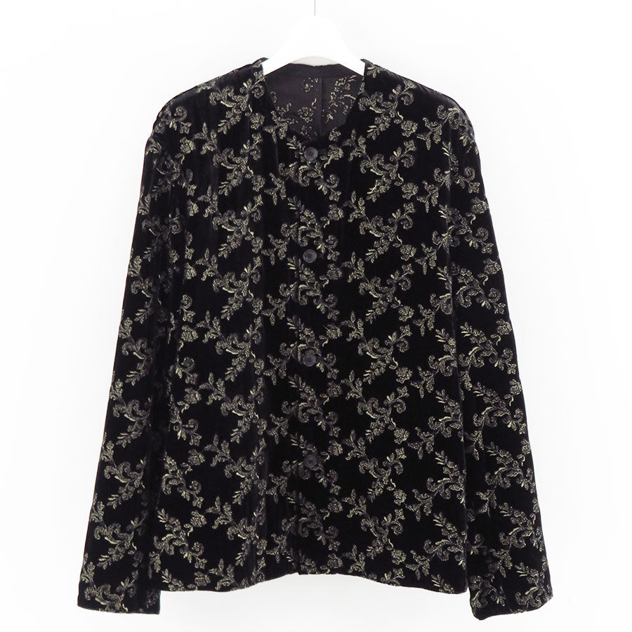【HEUGN/ユーゲン】<br>"Jonas" French Velvet Blouson <br>SHIRT120