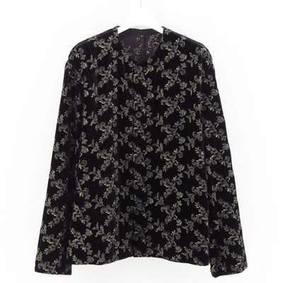【HEUGN/ユーゲン】<br>"Jonas" French Velvet Blouson <br>SHIRT120