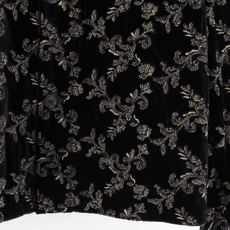 【HEUGN/ユーゲン】<br>"Jonas" French Velvet Blouson <br>SHIRT120