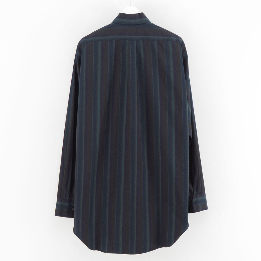【HEUGN/ユーゲン】<br>"Alan" OverDye Stripe <br>SHIRT0128