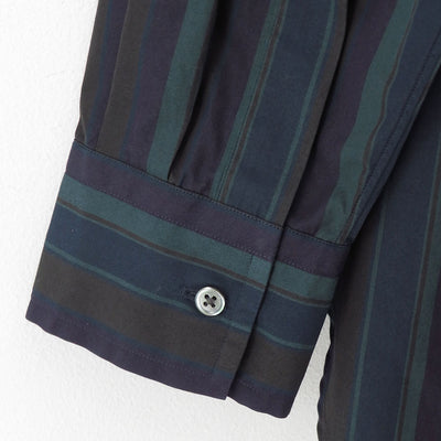 【HEUGN/ユーゲン】<br>"Alan" OverDye Stripe <br>SHIRT0128