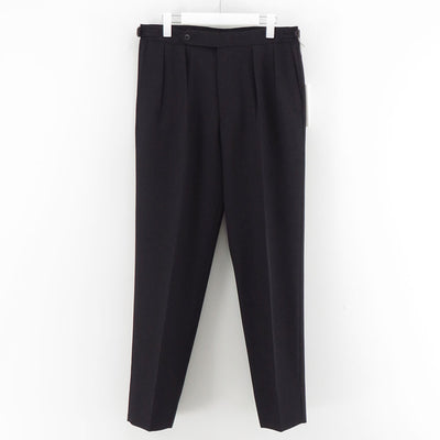 【HEUGN/ユーゲン】<br>"Aaron" Wool Black <br>TROUSER061