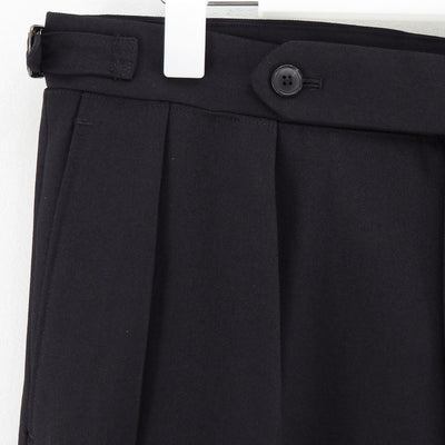 【HEUGN/ユーゲン】<br>"Aaron" Wool Black <br>TROUSER061