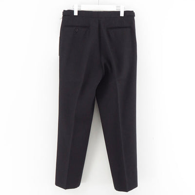【HEUGN/ユーゲン】<br>"Aaron" Wool Black <br>TROUSER061