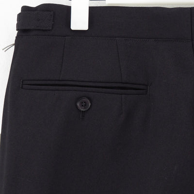 【HEUGN/ユーゲン】<br>"Aaron" Wool Black <br>TROUSER061