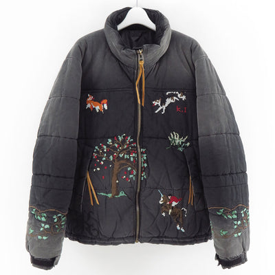 【KHOKI/コッキ】<br>Vintage-effect puffer jacket <br>25fw-jk-07