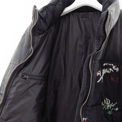 【KHOKI/コッキ】<br>Vintage-effect puffer jacket <br>25fw-jk-07