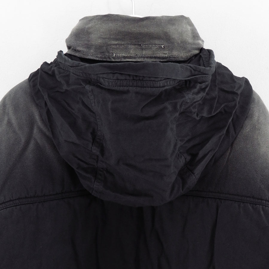 【KHOKI/コッキ】<br>Vintage-effect puffer jacket <br>25fw-jk-07