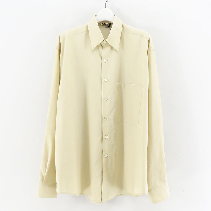 【AURALEE/オーラリー】WASHED FINX TWILL BIG SHIRT A24AS02TNの通販 「ONENESS ONLINE  STORE」