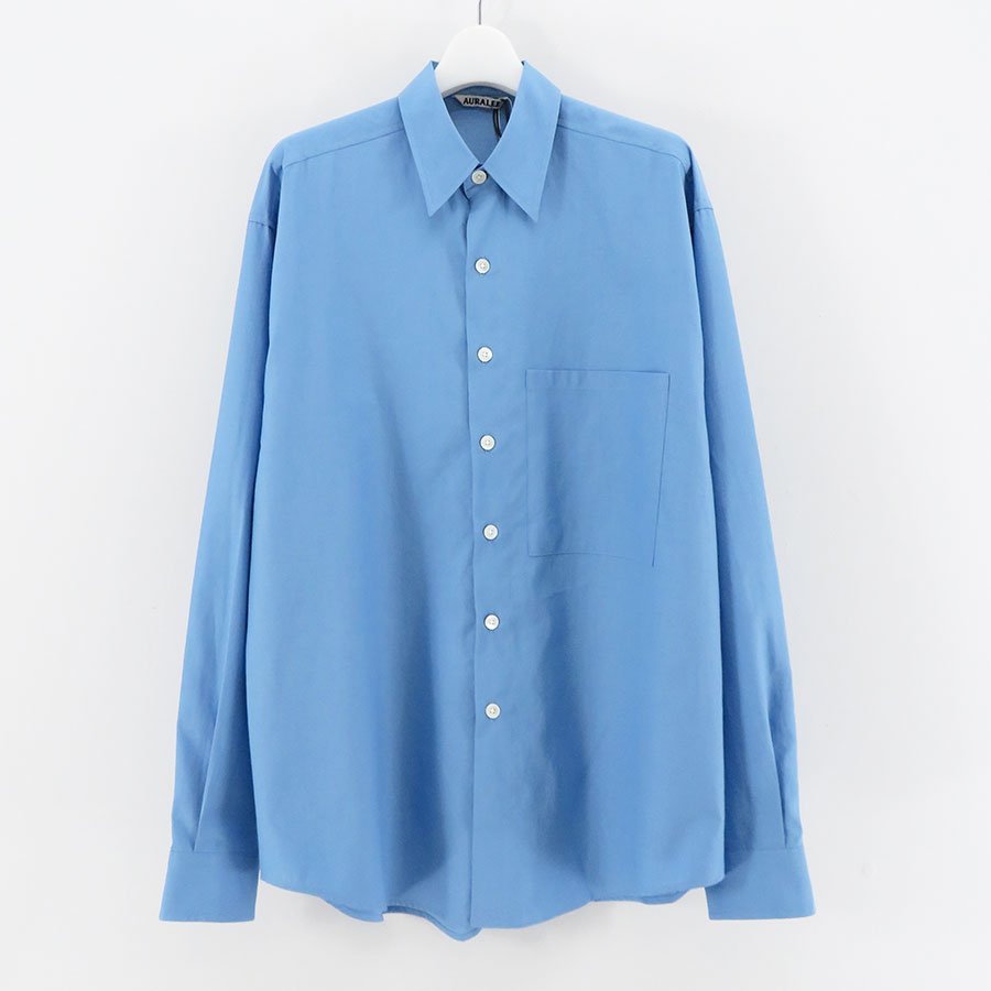 AURALEE/オーラリー】WASHED FINX TWILL BIG SHIRT A24AS02TNの通販 
