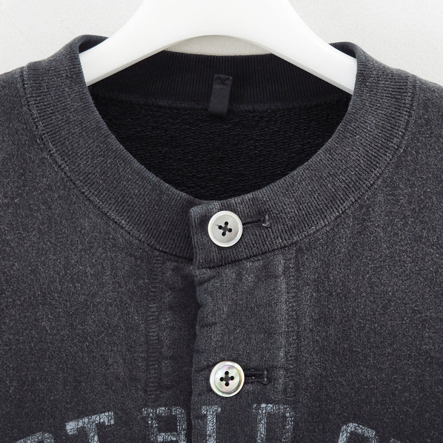 【KHOKI/コッキ】<br>Vintage-effect sweat cardigan <br>25fw-t-03-v