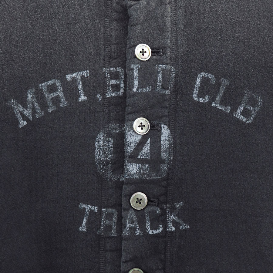 【KHOKI/コッキ】<br>Vintage-effect sweat cardigan <br>25fw-t-03-v