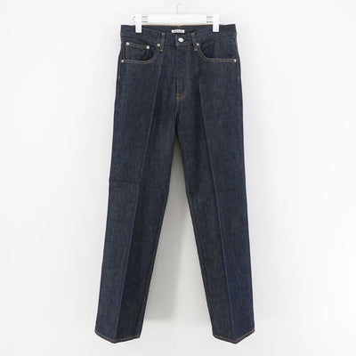 【AURALEE/オーラリー】<br>HARD TWIST DENIM 5P PANTS <br>A00P01DM