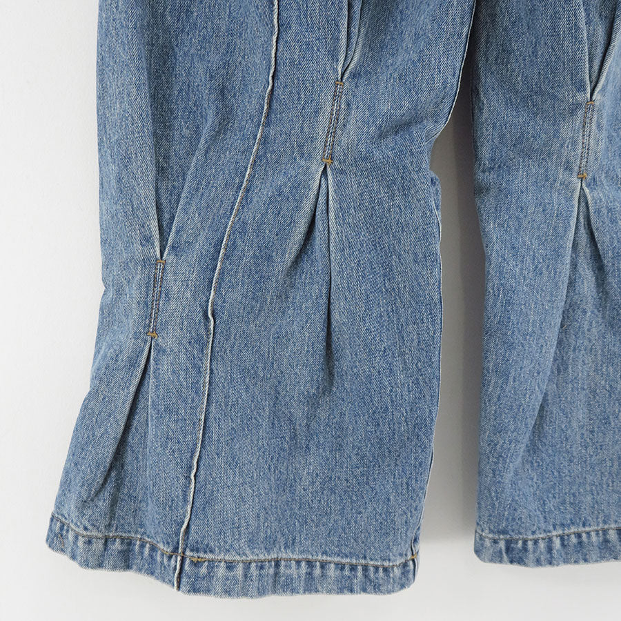 【KHOKI/コッキ】<br>Pleat-design denim pants <br>25ss-p-09